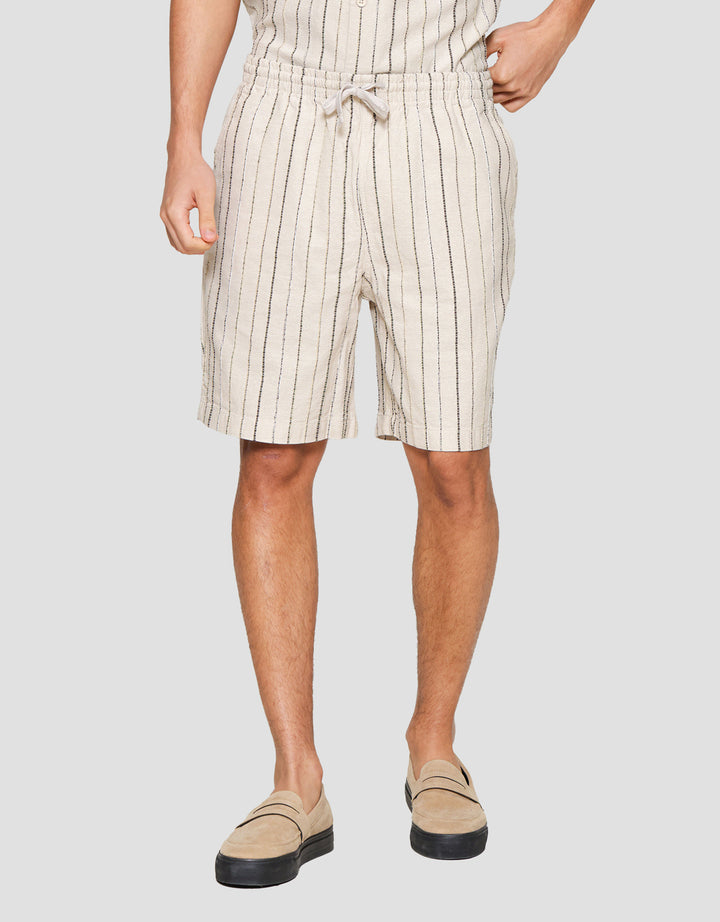 Nevada Relax Texture Stripe Stitch Celana Pendek Pria