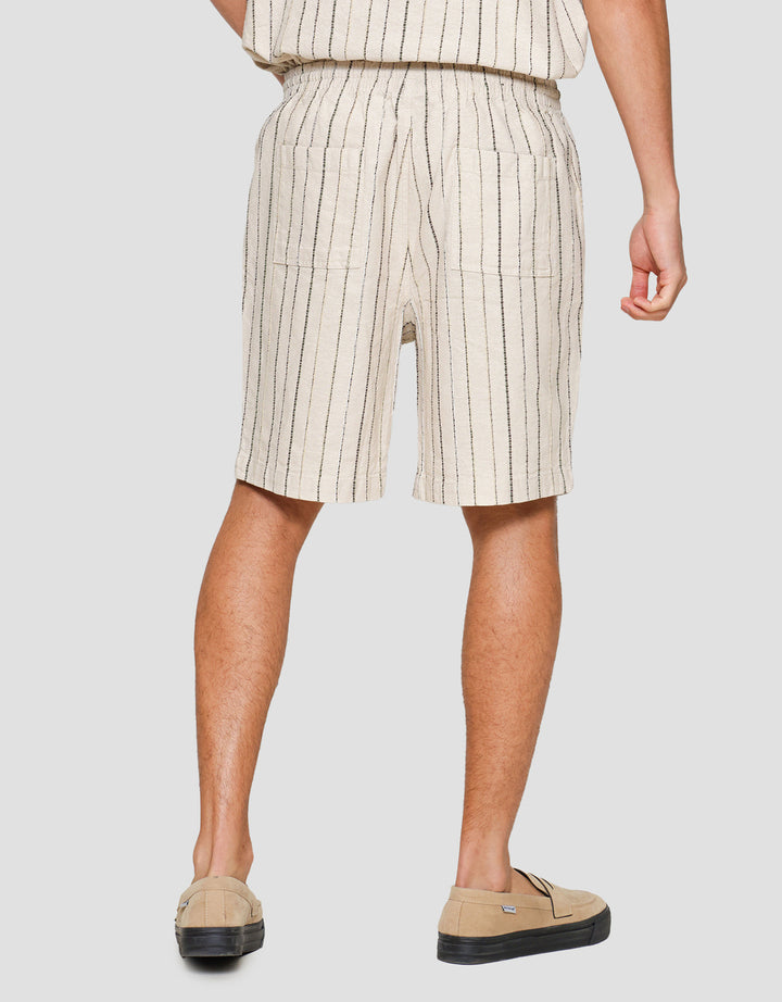 Nevada Relax Texture Stripe Stitch Celana Pendek Pria