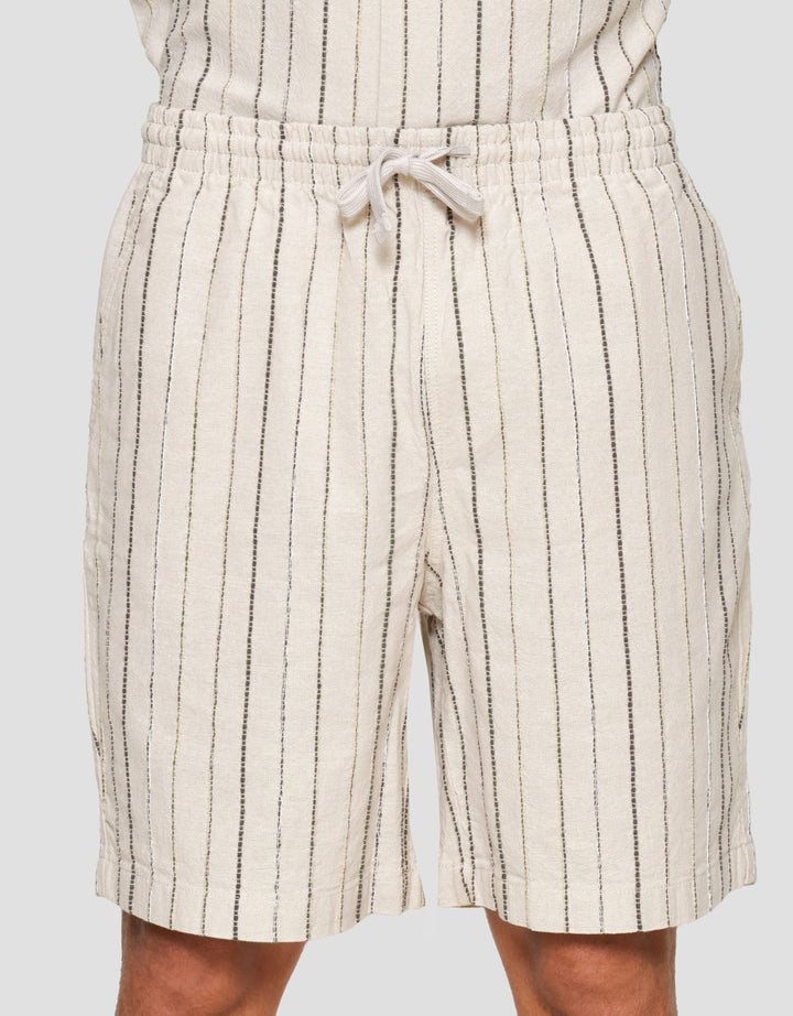 Nevada Relax Texture Stripe Stitch Celana Pendek Pria