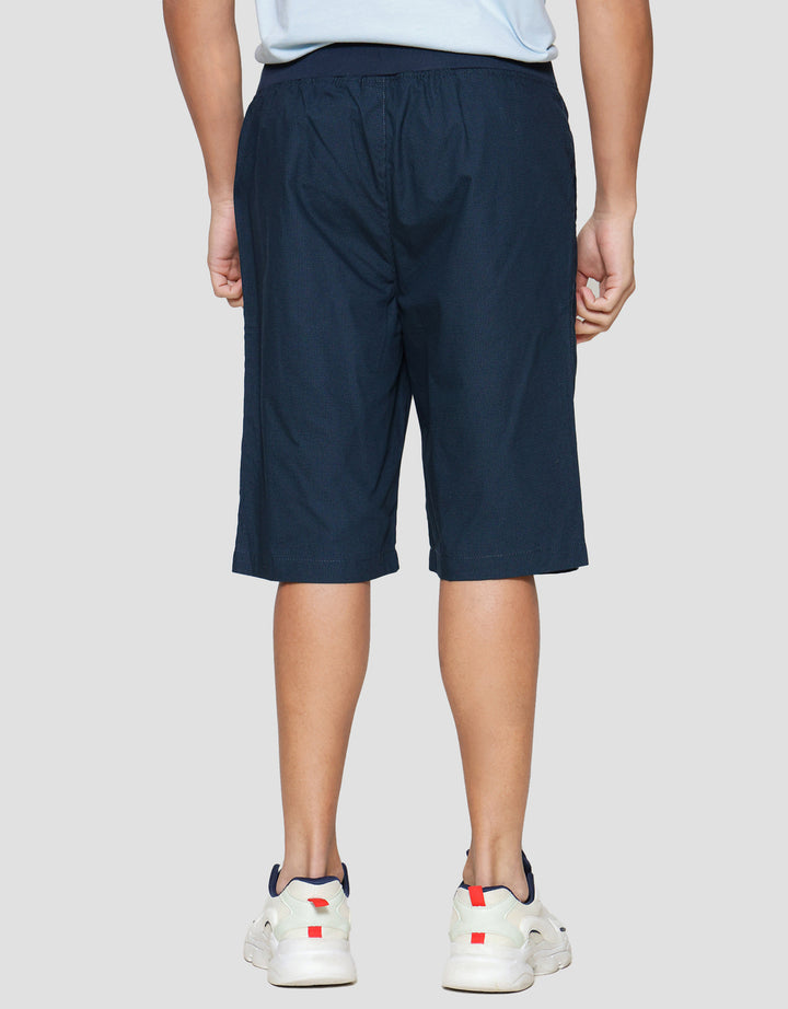 Nevada Rib Bottom Print Mini Checks Celana Pendek Pria