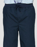 Nevada Rib Bottom Print Mini Checks Celana Pendek Pria