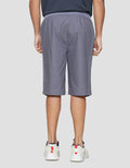 Nevada Rib Bottom Print Mini Checks Celana Pendek Pria