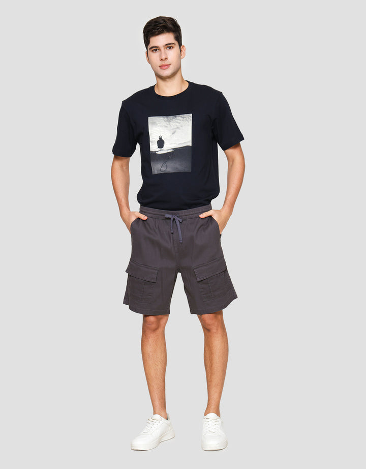 Nevada Woven Front Cargo Celana Pendek Pria