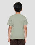 Star Wars Grogu Meditate Kaos Anak Laki-laki
