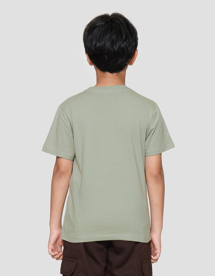 Star Wars Grogu Meditate Kaos Anak Laki-laki