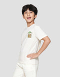Star Wars Grogu Back Print Kaos Anak Laki-laki