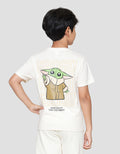 Star Wars Grogu Back Print Kaos Anak Laki-laki
