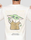 Star Wars Grogu Back Print Kaos Anak Laki-laki