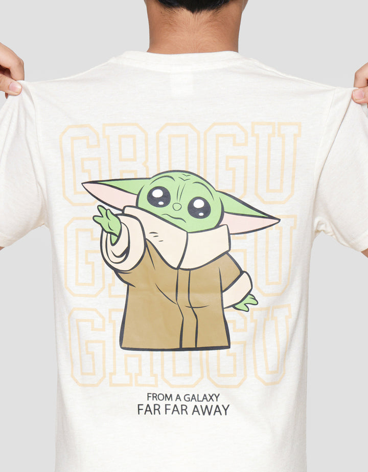Star Wars Grogu Back Print Kaos Anak Laki-laki