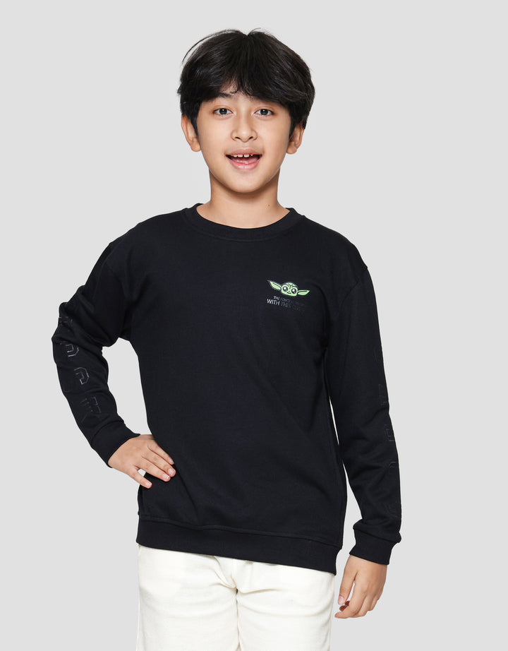 Star Wars Grogu Ktg Print Sweater Anak Laki-laki