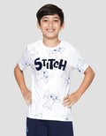 Disney Stitch Outline Kaos Anak Laki-laki
