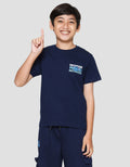 Disney Stitch Vacation Mode Relax Back Kaos Anak Laki-laki
