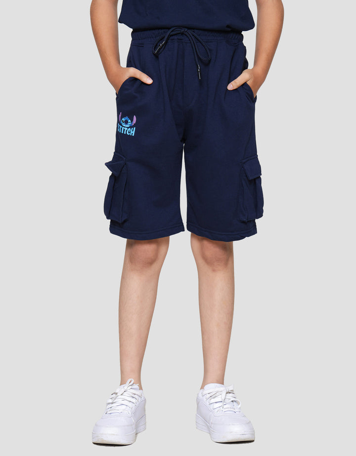 Disney Stitch Ktg Kargo Celana Pendek Anak Laki-laki