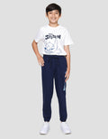 Disney Knit Stitch Face Celana Panjang Anak Laki-laki