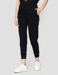Nevada Solid French Basic Celana Jogger Wanita