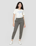 Nevada Solid French Basic Celana Jogger Wanita