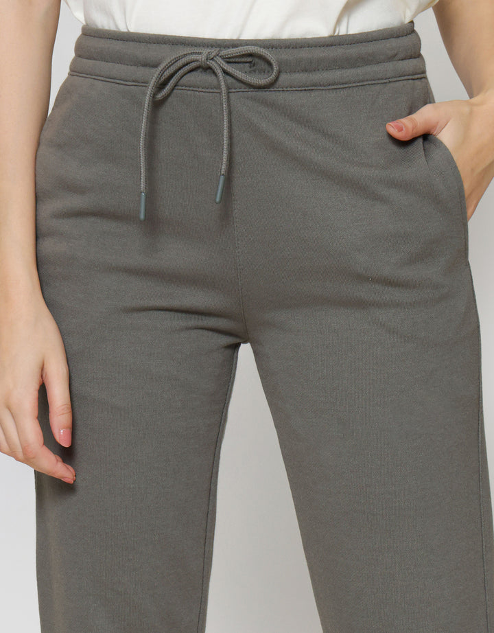 Nevada Solid French Basic Celana Jogger Wanita