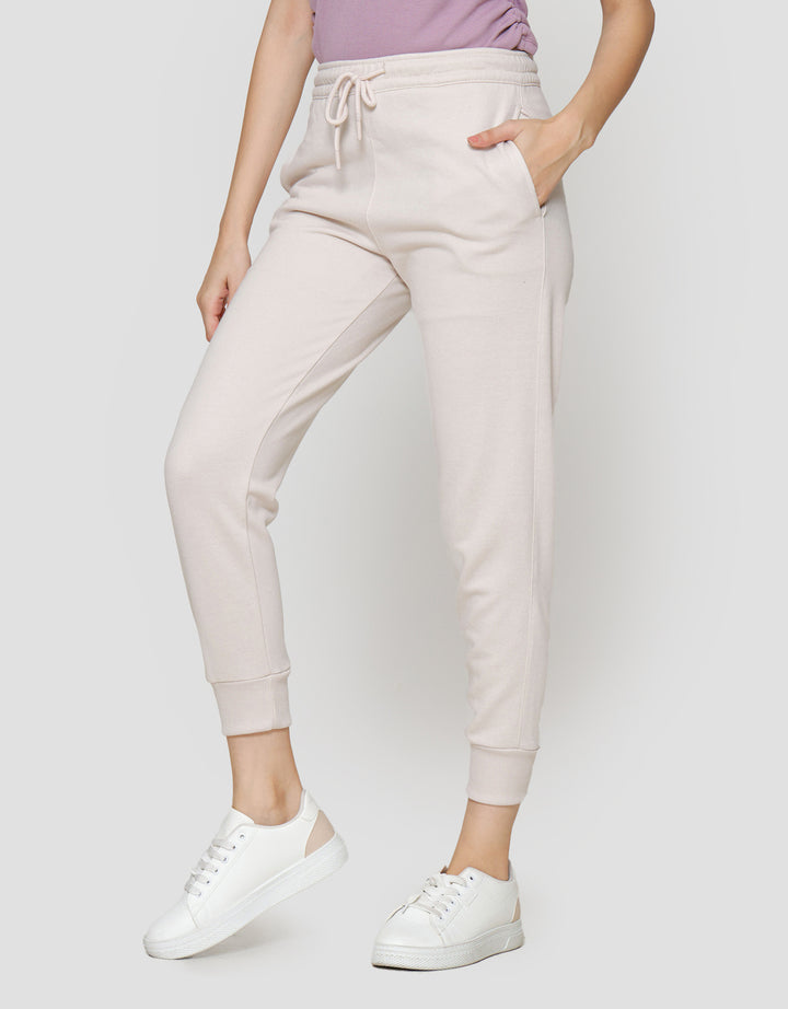 Nevada Solid French Basic Celana Jogger Wanita