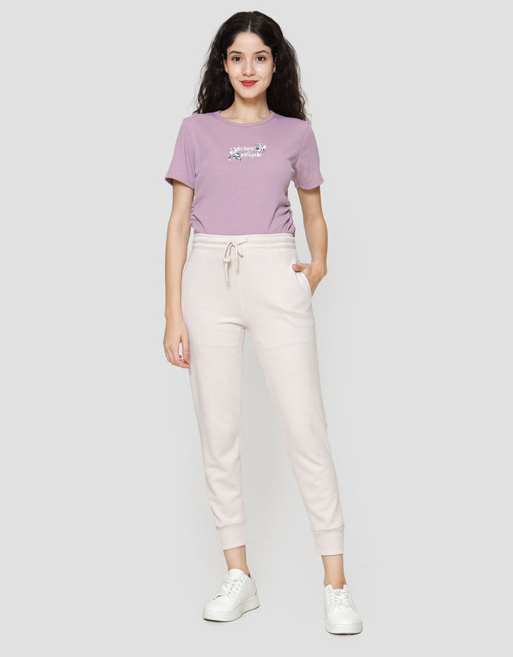 Nevada Solid French Basic Celana Jogger Wanita