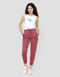 Nevada Solid French Basic Celana Jogger Wanita