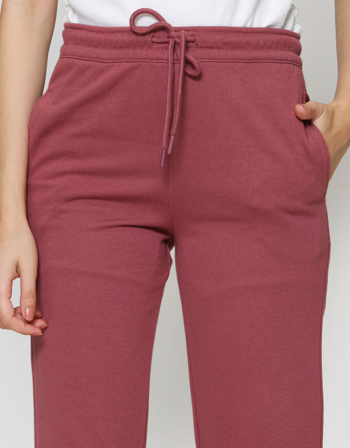 Nevada Solid French Basic Celana Jogger Wanita