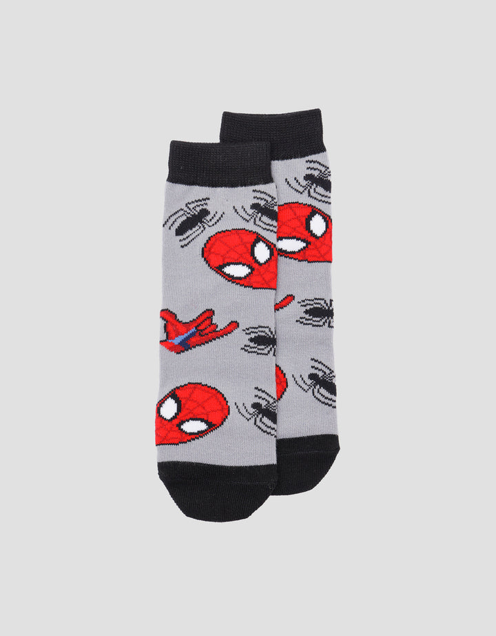 Marvel Spiderman Head Kk261Spd Kaos Kaki Anak Laki-laki
