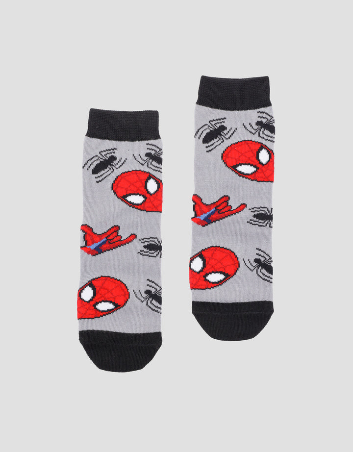 Marvel Spiderman Head Kk261Spd Kaos Kaki Anak Laki-laki