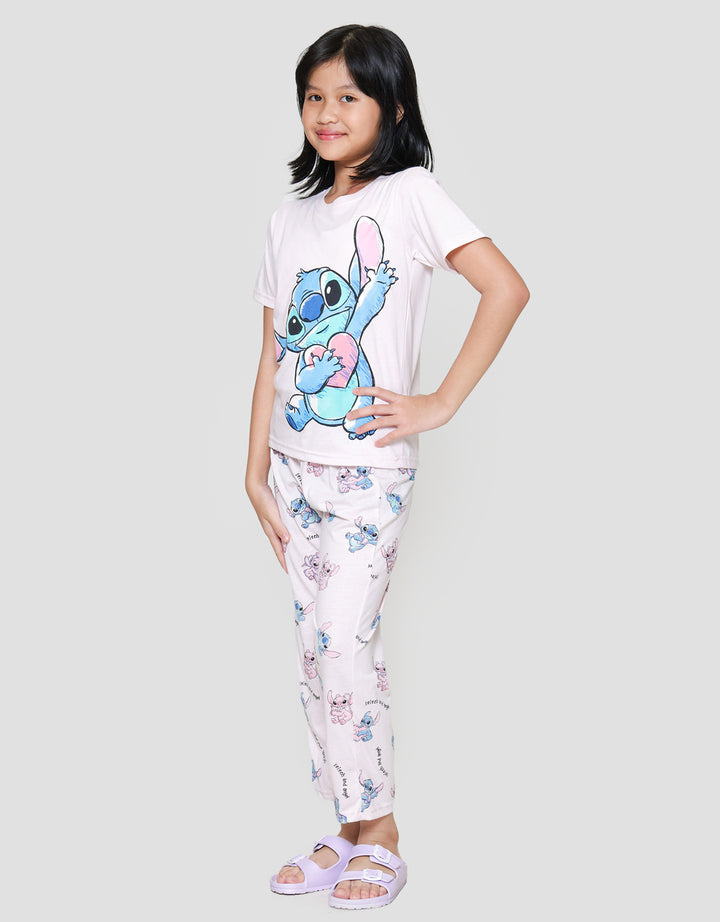 Disney Stitch Setelan Piyama Anak Perempuan