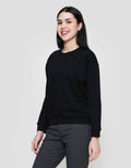 Nevada Solid Fleece Sweater Wanita