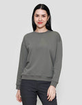 Nevada Solid Fleece Sweater Wanita