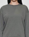 Nevada Solid Fleece Sweater Wanita