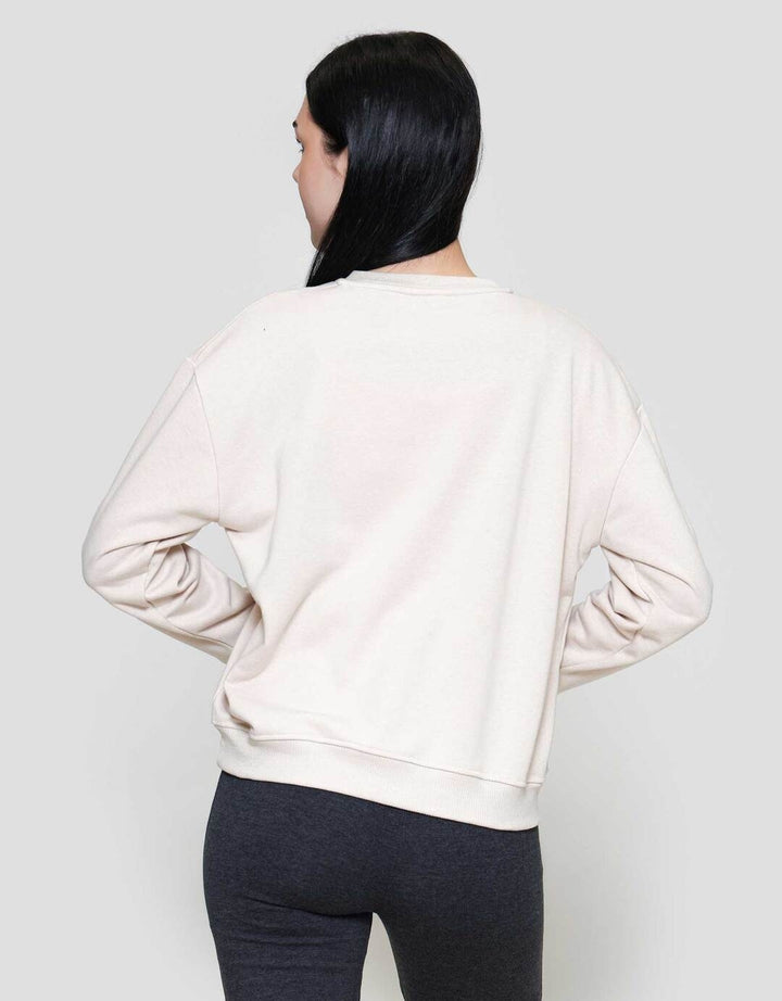 Nevada Solid Fleece Sweater Wanita