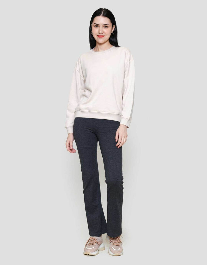 Nevada Solid Fleece Sweater Wanita