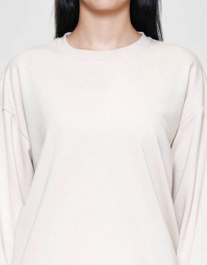 Nevada Solid Fleece Sweater Wanita