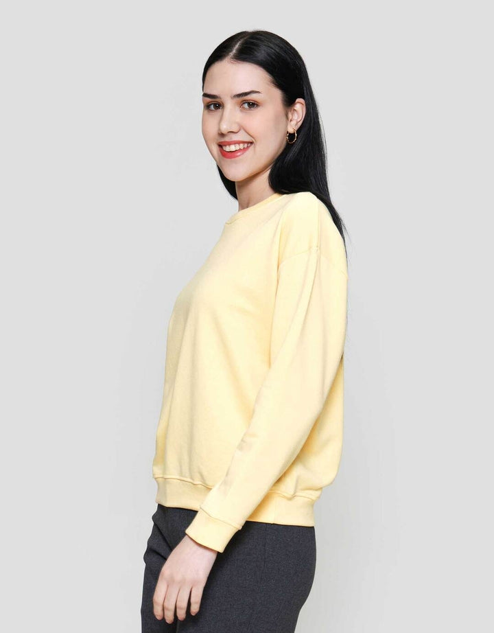 Nevada Solid Fleece Sweater Wanita