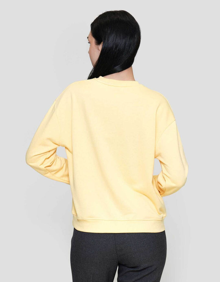 Nevada Solid Fleece Sweater Wanita