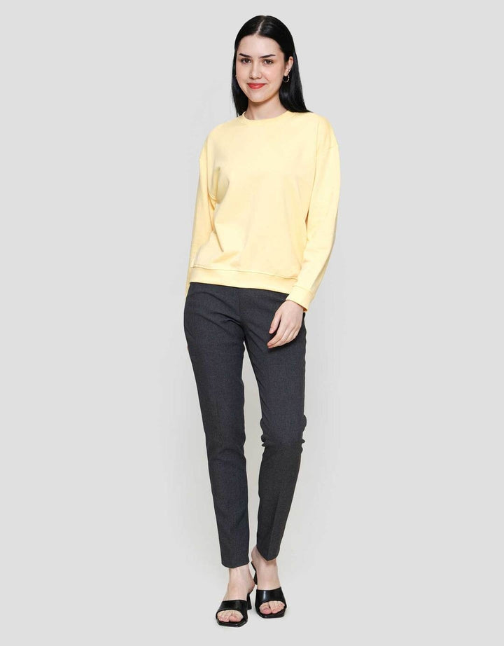 Nevada Solid Fleece Sweater Wanita