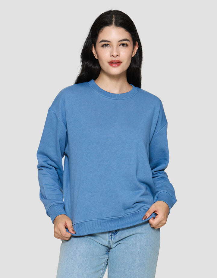 Nevada Solid Fleece Sweater Wanita