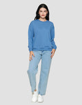 Nevada Solid Fleece Sweater Wanita