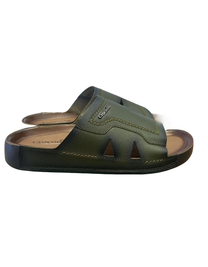 Crocodile Sandal Asli Alas Kaki Polos Pria