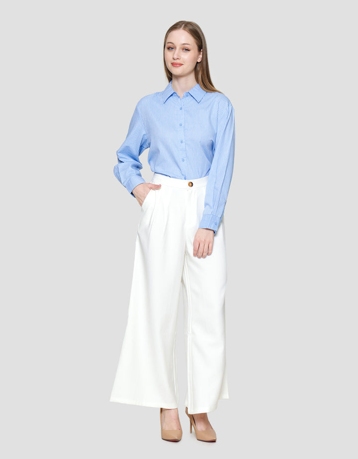 St. Yves Long Pants Flowy Twill Palazzo