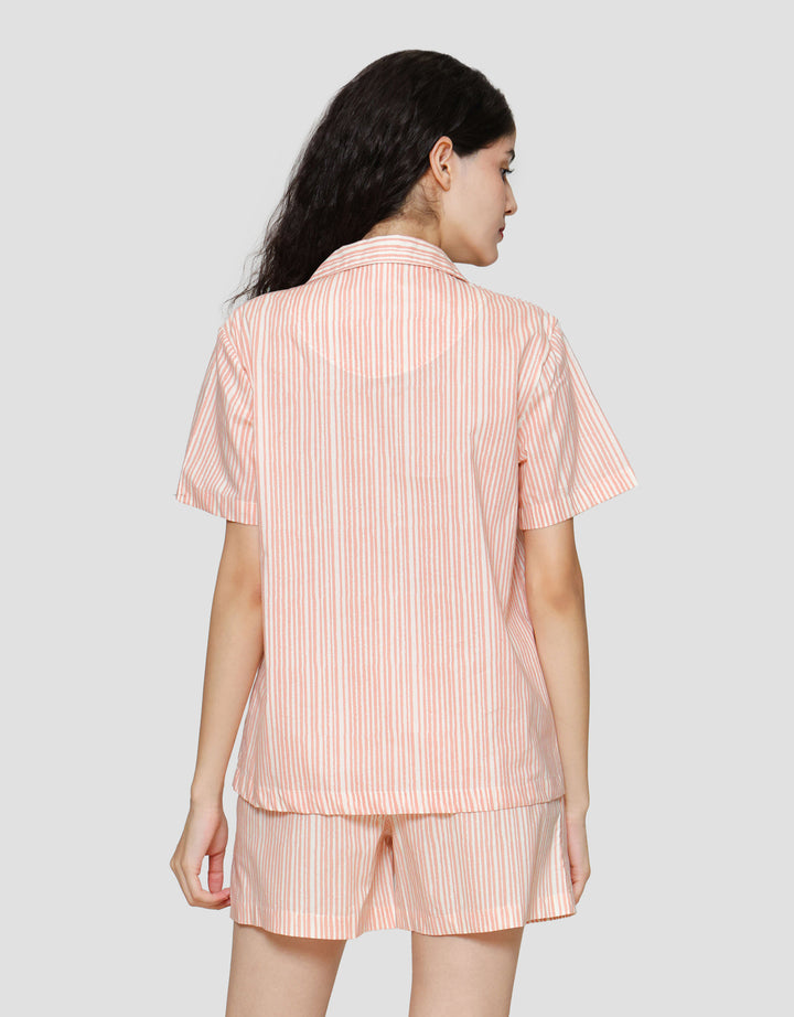 St. Yves Stripe Setelan Piyama Wanita