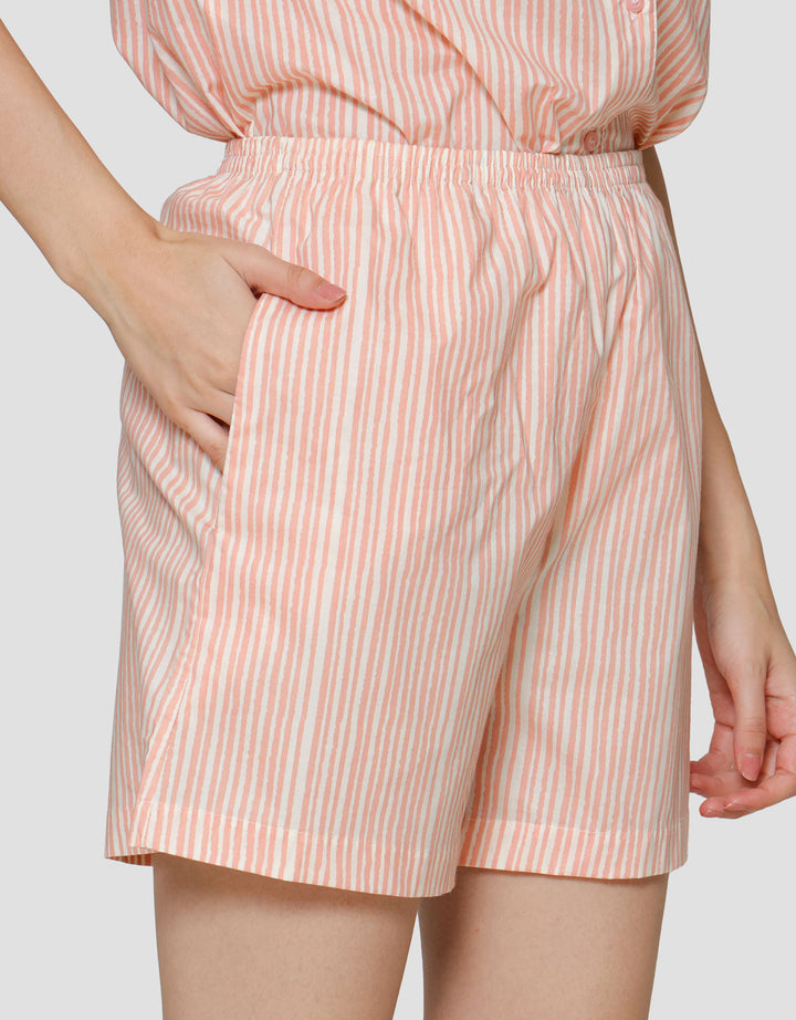 St. Yves Stripe Setelan Piyama Wanita