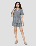 St. Yves Stripe Setelan Piyama Wanita