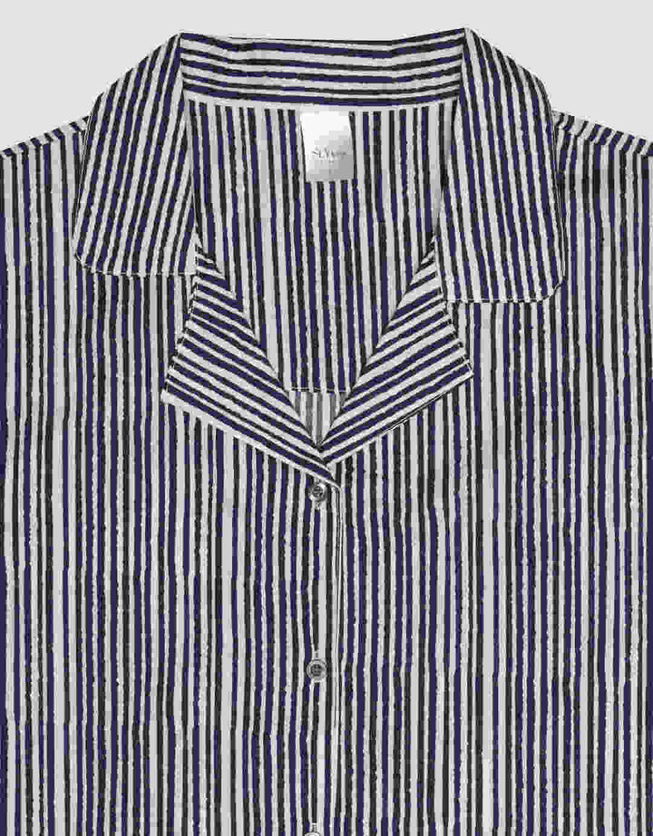 St. Yves Stripe Setelan Piyama Wanita