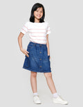 Nevada Denim Solid Rok Celana Anak Perempuan