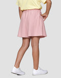 Nevada Knit Solid Pleated Asunq Celana Pendek Anak Perempuan