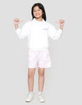 Nevada Half Zipper With Print Sweater Anak Perempuan
