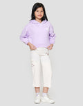 Nevada Half Zipper With Print Sweater Anak Perempuan
