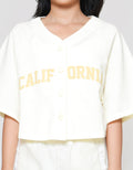 Nevada Knit Baseball Solid Kaos Anak Perempuan